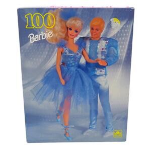 Barbie & Ken Ballerina Dance 100 Pcs Jigsaw Puzzle 1993 Golden Complete 11.5x15"